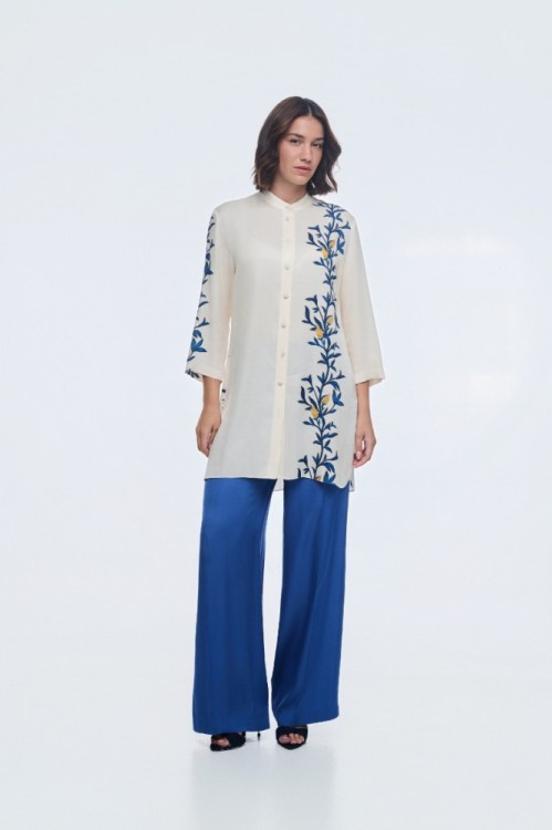 Πουκαμίσα απο βισκόζη με εντυπωσιακό print 