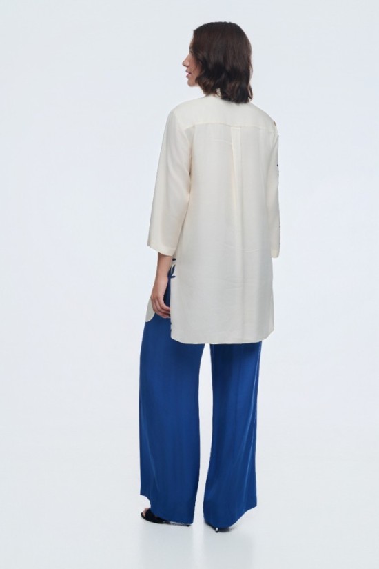 Πουκαμίσα απο βισκόζη με εντυπωσιακό print 