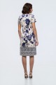 Φόρεμα βαμβακερό με print φλοράλ και μικροσχέδιο