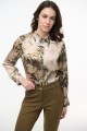 Πουκάμισο με print floral 