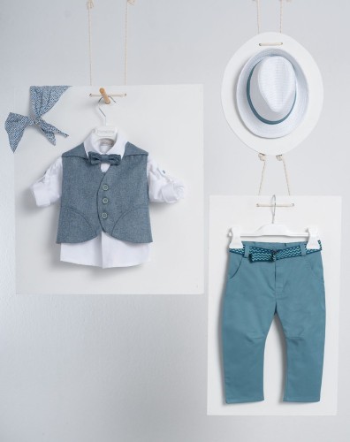 Σετ βάπτισης Piccolino CHARLES AZZURO