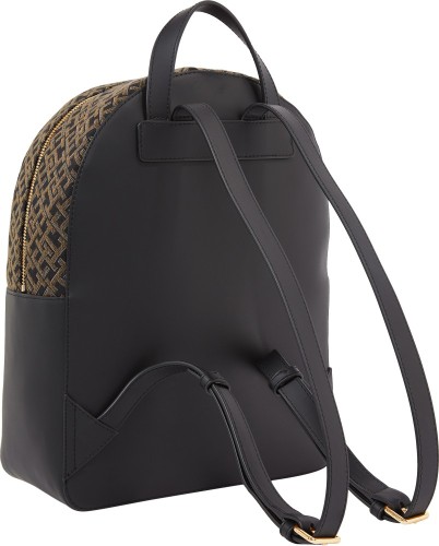 TOMMY HILFIGER TH JACQUARD BACKPACK-BLACK