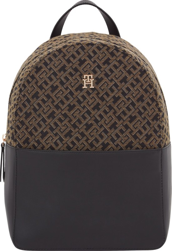 TOMMY HILFIGER TH Jacquard Backpack-Black