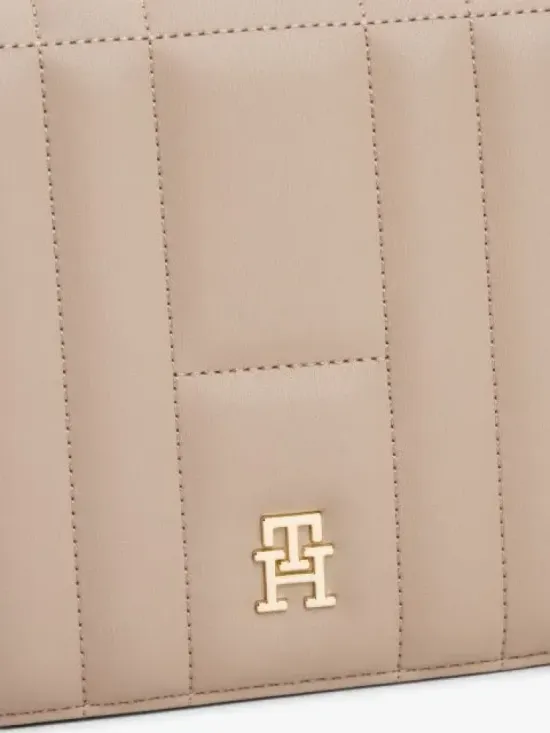 TOMMY HILFIGER Τσάντα Χιαστί Καπιτονέ Με Μονόγραμμα TH