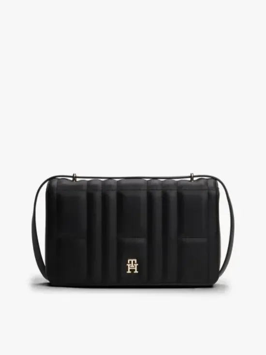 TOMMY HILFIGER Τσάντα Χιαστί Καπιτονέ Με Μονόγραμμα TH
