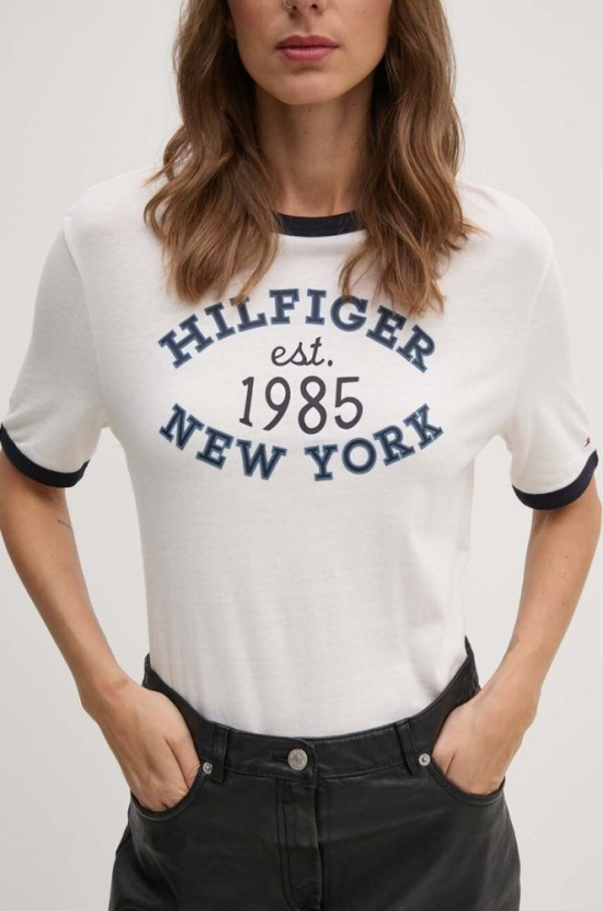 Tommy Hilfiger T-shirt με Varsity Λογότυπο