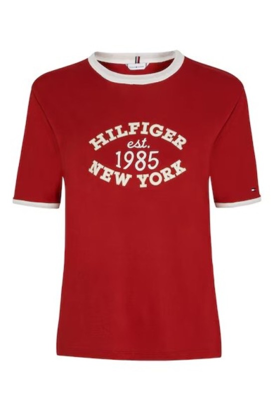 Tommy Hilfiger T-shirt με Varsity Λογότυπο