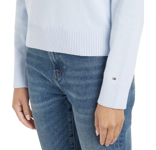 BLUE CREW NECK JUMPER