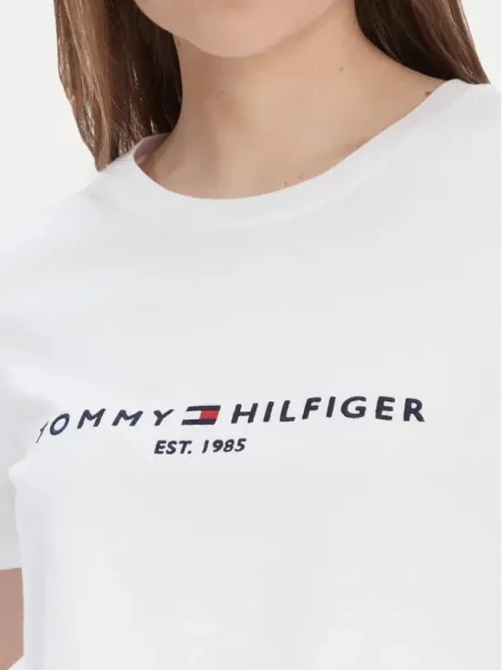 TOMMY HILFIGER ΛΕΥΚΟ T-SHIRT REGULAR FIT