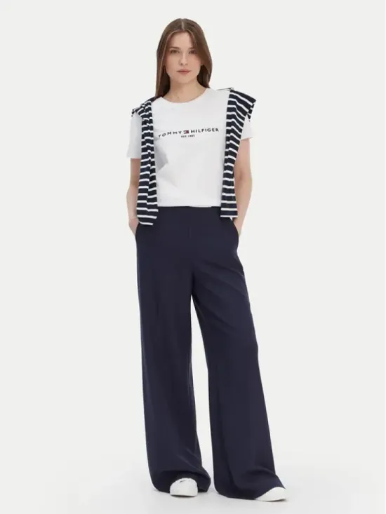 TOMMY HILFIGER ΛΕΥΚΟ T-SHIRT REGULAR FIT