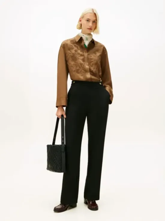 Παντελόνι Σε Ίσια Γραμμή Με Τσάκιση 