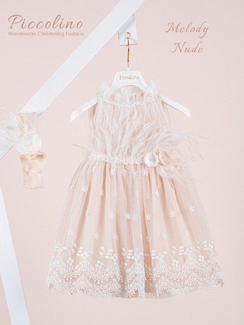 Βαπτιστικό φόρεμα Piccolino Melody Nude