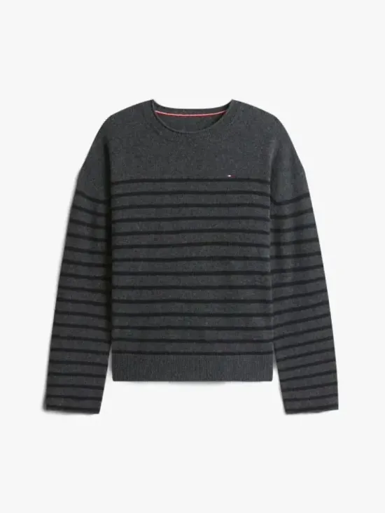 TOMMY HILFIGER Άνετο Μάλλινο Πουλόβερ