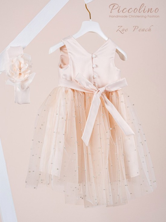 Βαπτιστικό φόρεμα Piccolino Zoe Peach