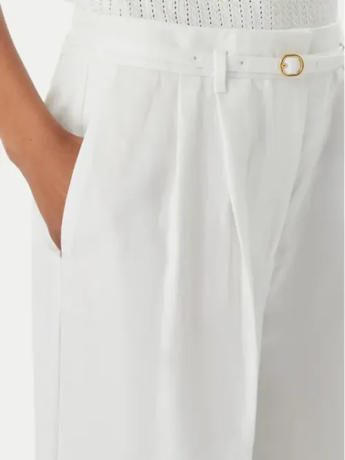 TOMMY HILFIGER ΠΑΝΤΕΛΟΝΙ ΥΦΑΣΜΑΤΙΝΟ WIDE LEG