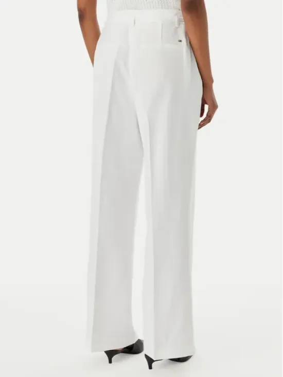 TOMMY HILFIGER ΠΑΝΤΕΛΟΝΙ ΥΦΑΣΜΑΤΙΝΟ WIDE LEG