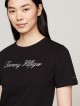 TOMMY HILFIGER T-SHIRT ΑΝΕΤΗ ΓΡΑΜΜΗ