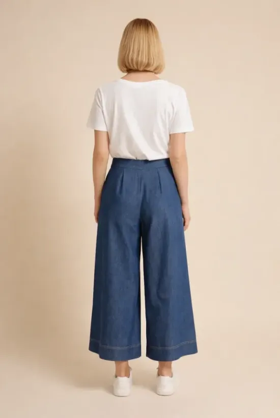 ΤΖΙΝ ZIP CULOTTE