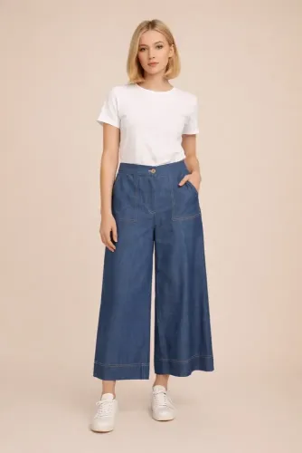 ΤΖΙΝ ZIP CULOTTE