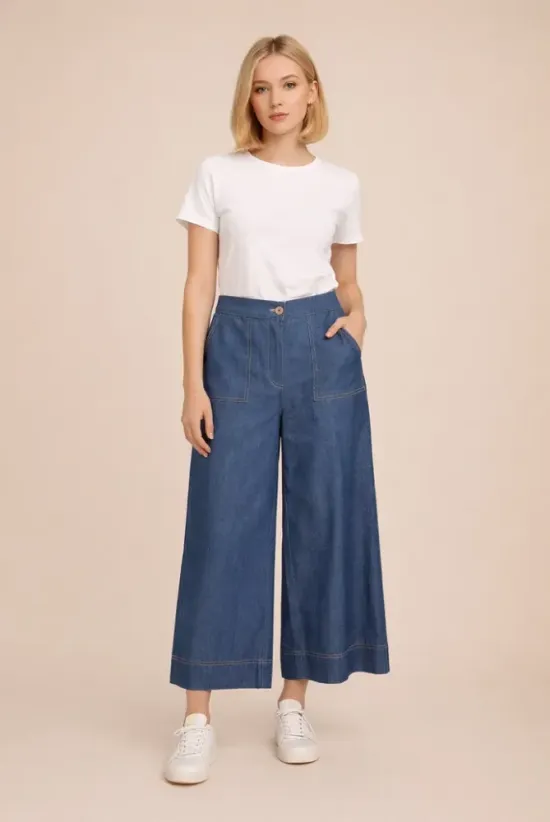 ΤΖΙΝ ZIP CULOTTE