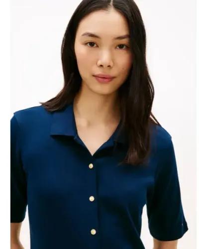 ΒΑΜΒΑΚΕΡΟ ΦΟΡΕΜΑ ΜΕ ΧΡΥΣΟ ΚΟΥΜΠΙ  TOMMY HILFIGER