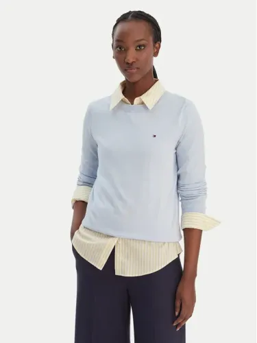 TOMMY HILFIGER ΠΟΥΛΟΒΕΡ ΓΑΛΑΖΙΟ REGULAR FIT