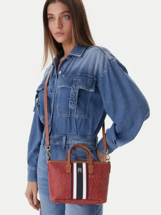 Tommy Hilfiger TH Monoplay Mini Tote Stripe