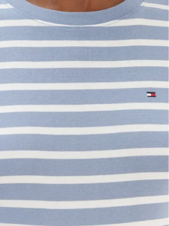 TOMMY HILFIGER T-SHIRT ΣΤΕΝΗ ΓΡΑΜΜΗ