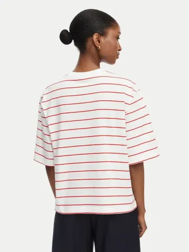 TOMMY HILFIGER T-SHIRT ΑΝΕΤΗ ΓΡΑΜΜΗ