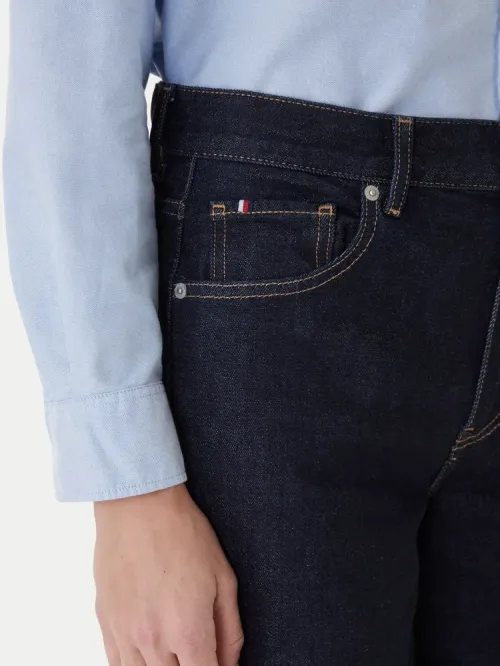 Τζην 70's Σκούρο μπλε Wide Leg 