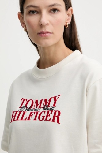 Άνετο T-Shirt TOMMY HILFIGER Με Λογότυπο