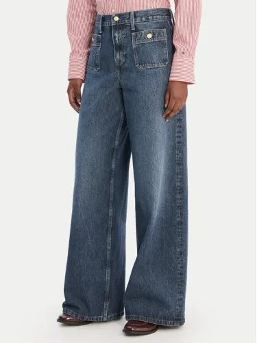 Tommy Hilfiger - Τζiν παντελονι WIDE LEG ψηλόμεσο