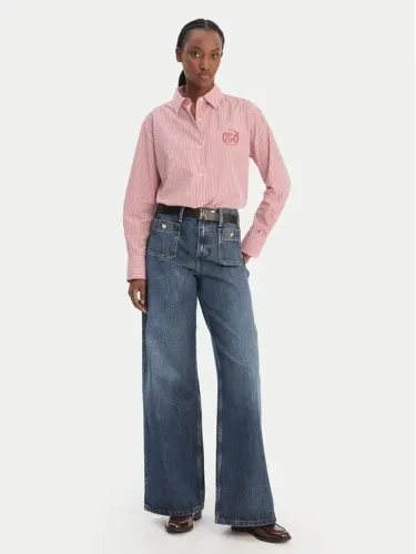 Tommy Hilfiger - Τζiν παντελονι WIDE LEG ψηλόμεσο