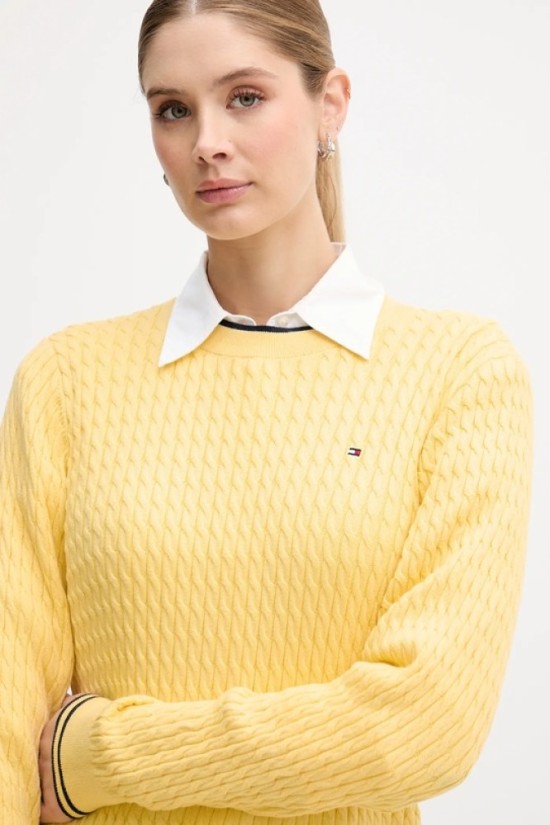 TOMMY HILFIGER Πουλόβερ Με Πλεξούδες  