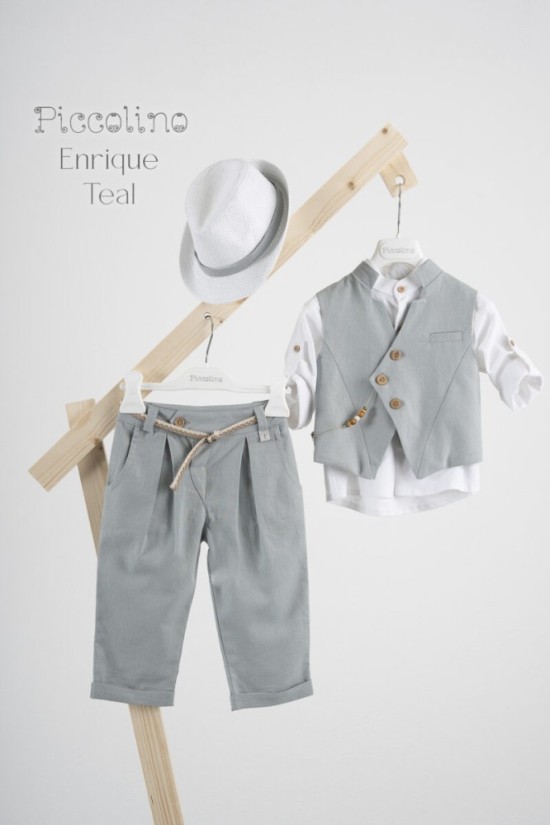 Σετ βάπτισης Piccolino Enrique teal 