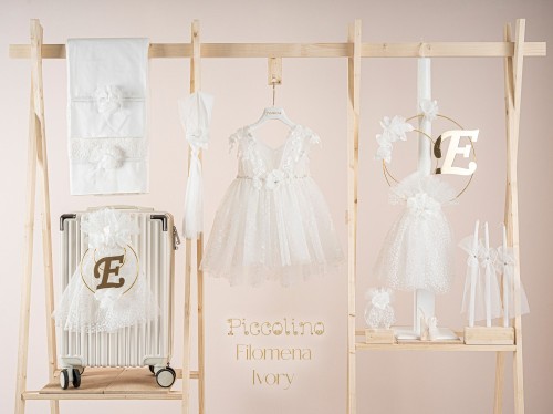 Πακέτο βάπτισης για κορίτσι Piccolino Filomena με βαλιτσα