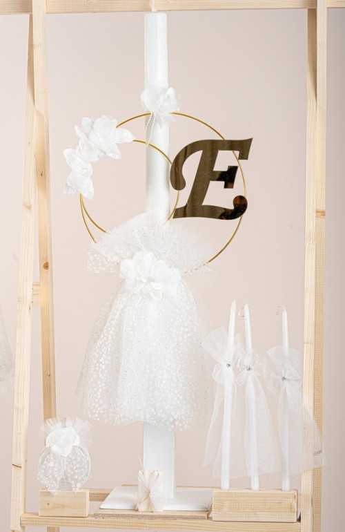 Πακέτο βάπτισης για κορίτσι Piccolino Filomena με βαλιτσα