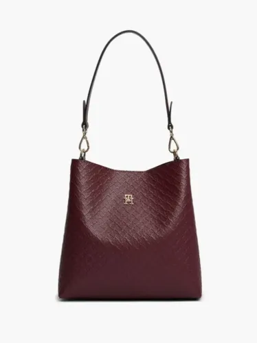 Hilfiger Icon Τσάντα Ώμου Με Ανάγλυφο Σχέδιο 