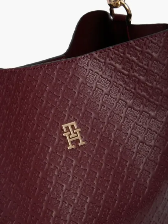 Hilfiger Icon Τσάντα Ώμου Με Ανάγλυφο Σχέδιο 